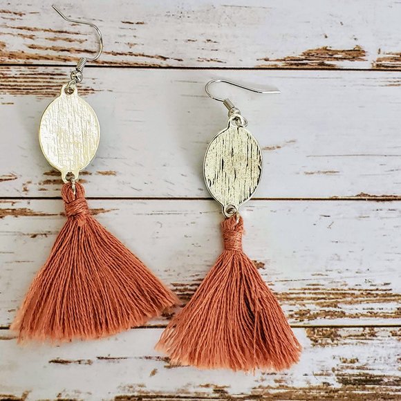 Dragonfly Tassel Earrings - Picture 3 of 3